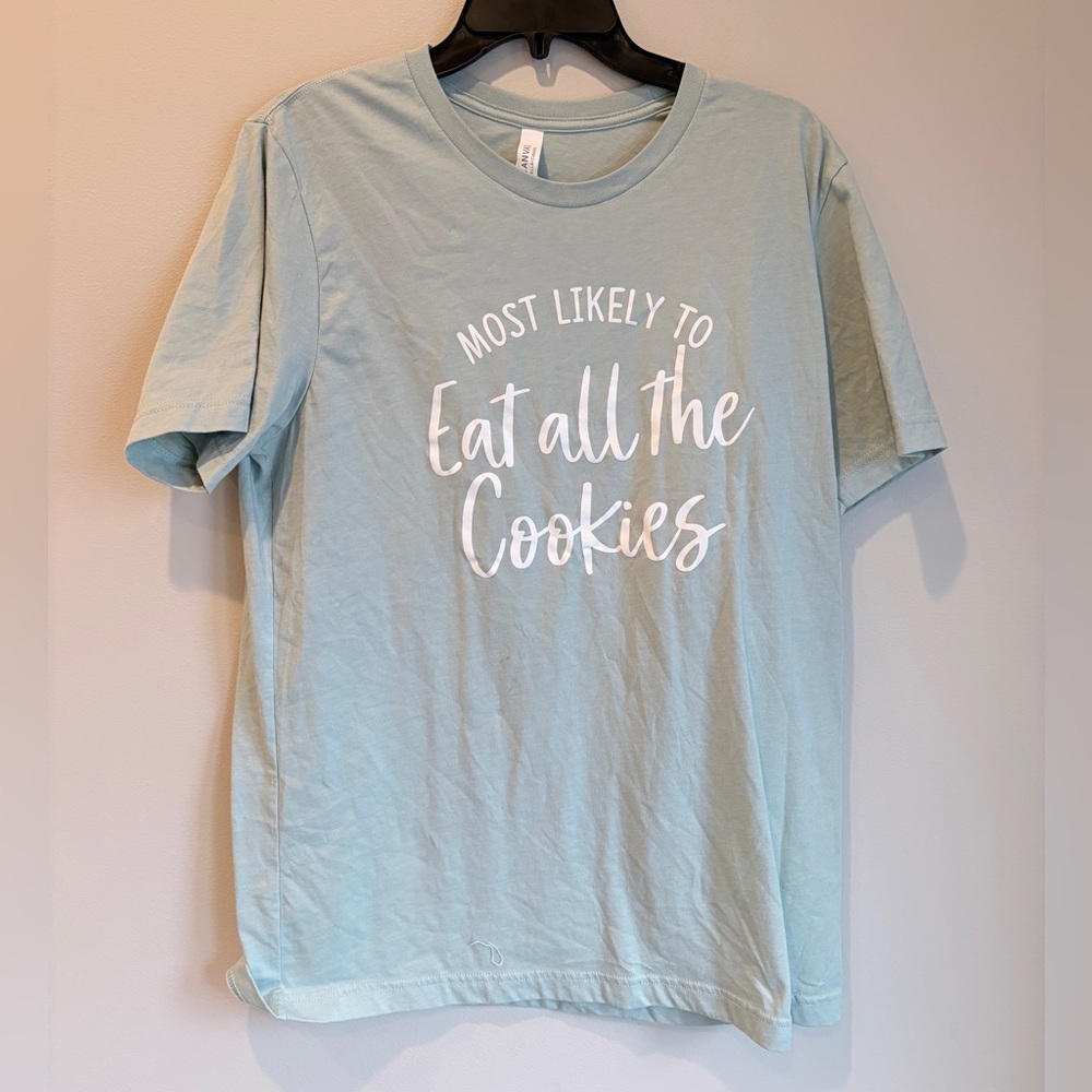 Bella Canvas Mint Green Short Sleeve Tee Shirt Size Large